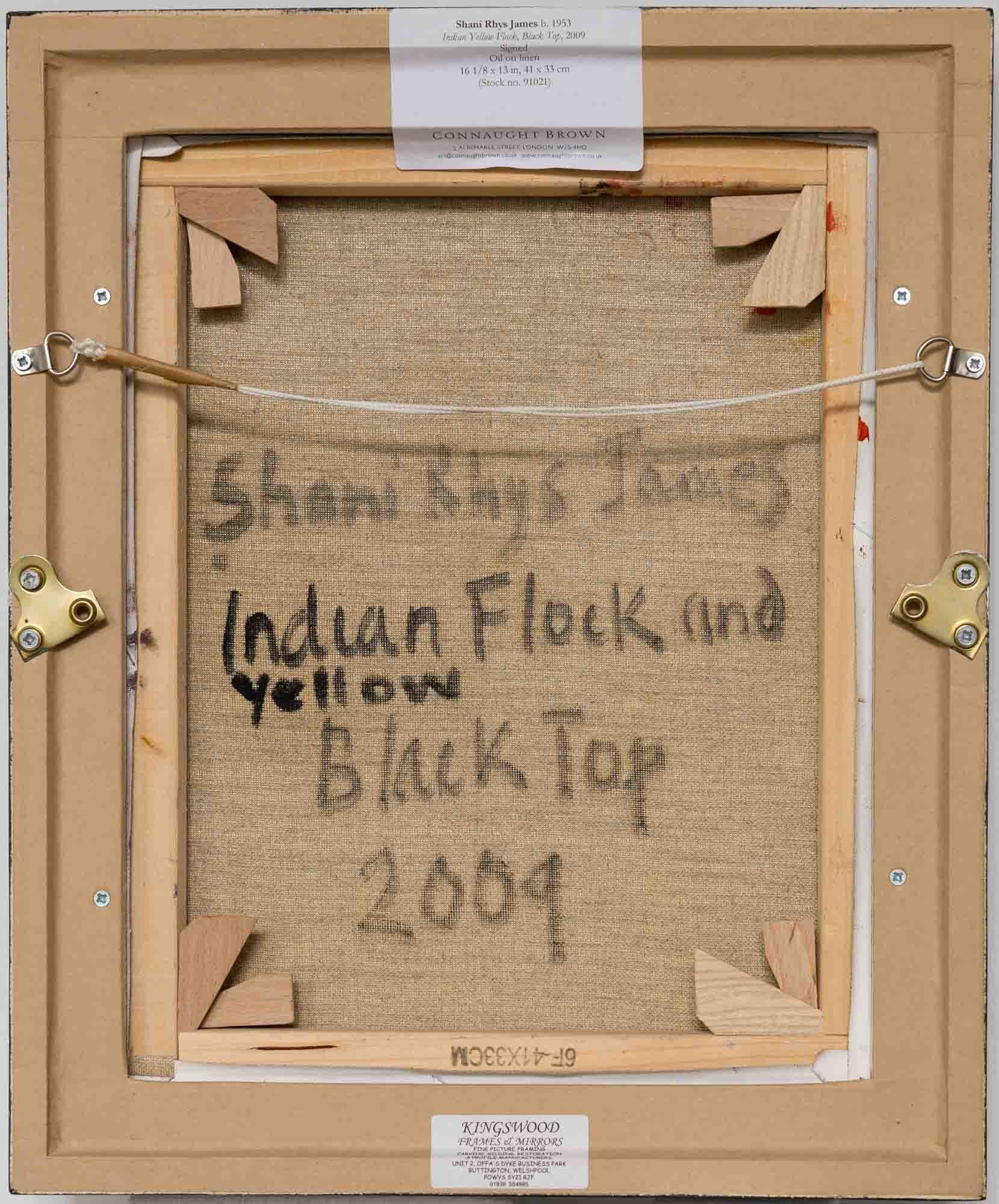 Flocage jaune indien, dessus noir en vente 3