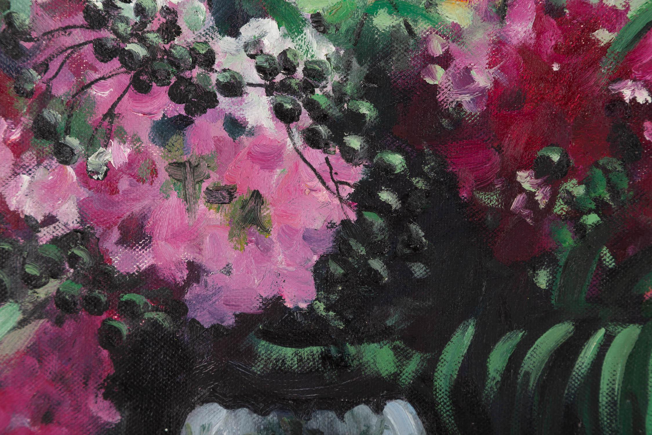 Shanlin Cai Pintura al óleo original impresionista 