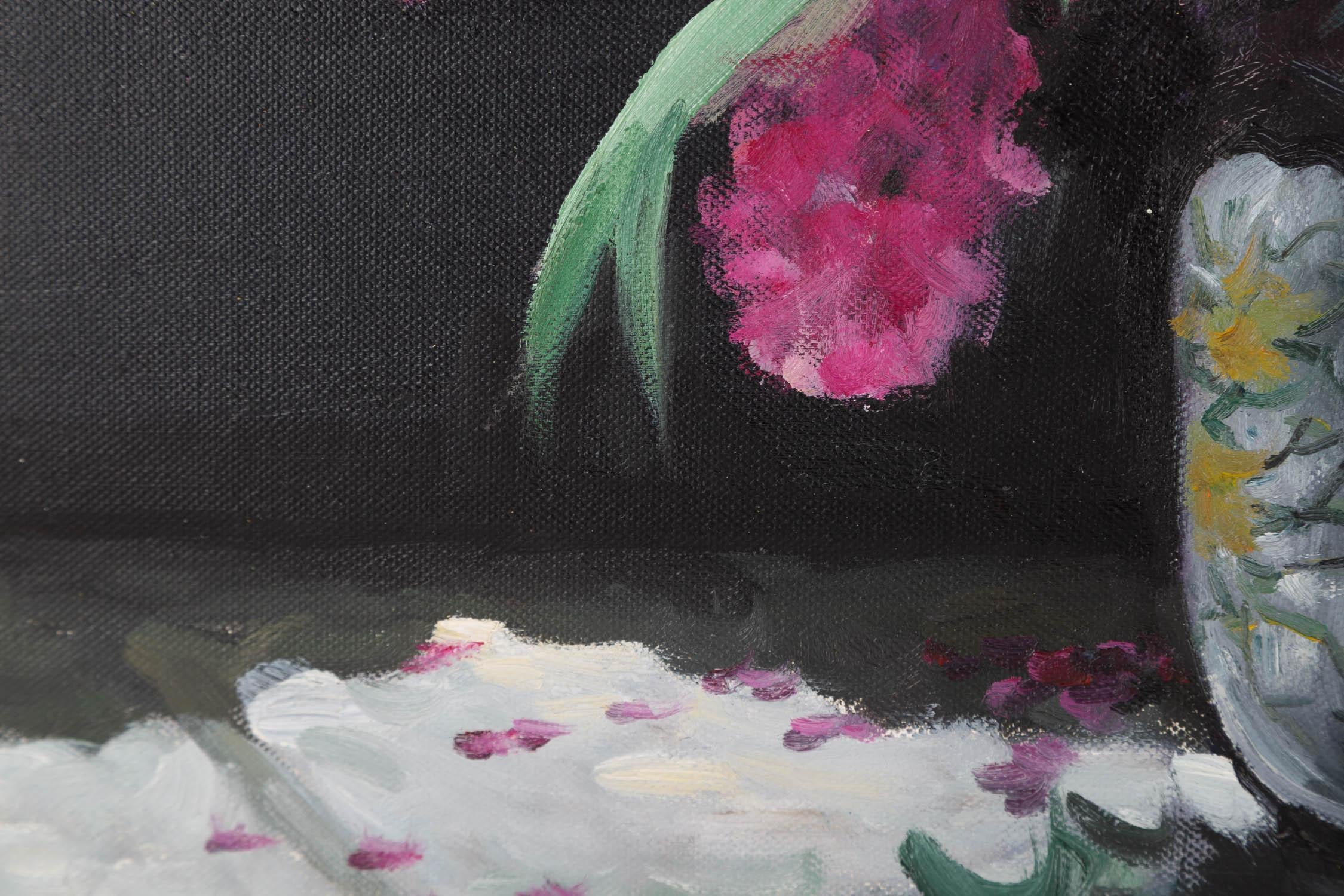 Shanlin Cai Pintura al óleo original impresionista 