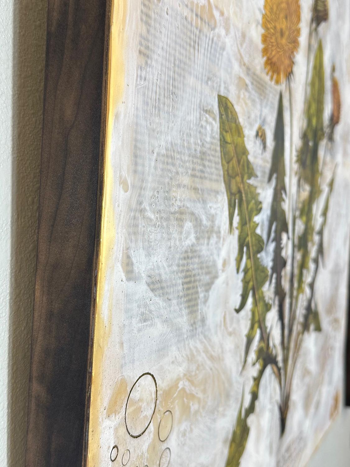 Dandelion, Originalgemälde (Zeitgenössisch), Mixed Media Art, von Shannon Amidon