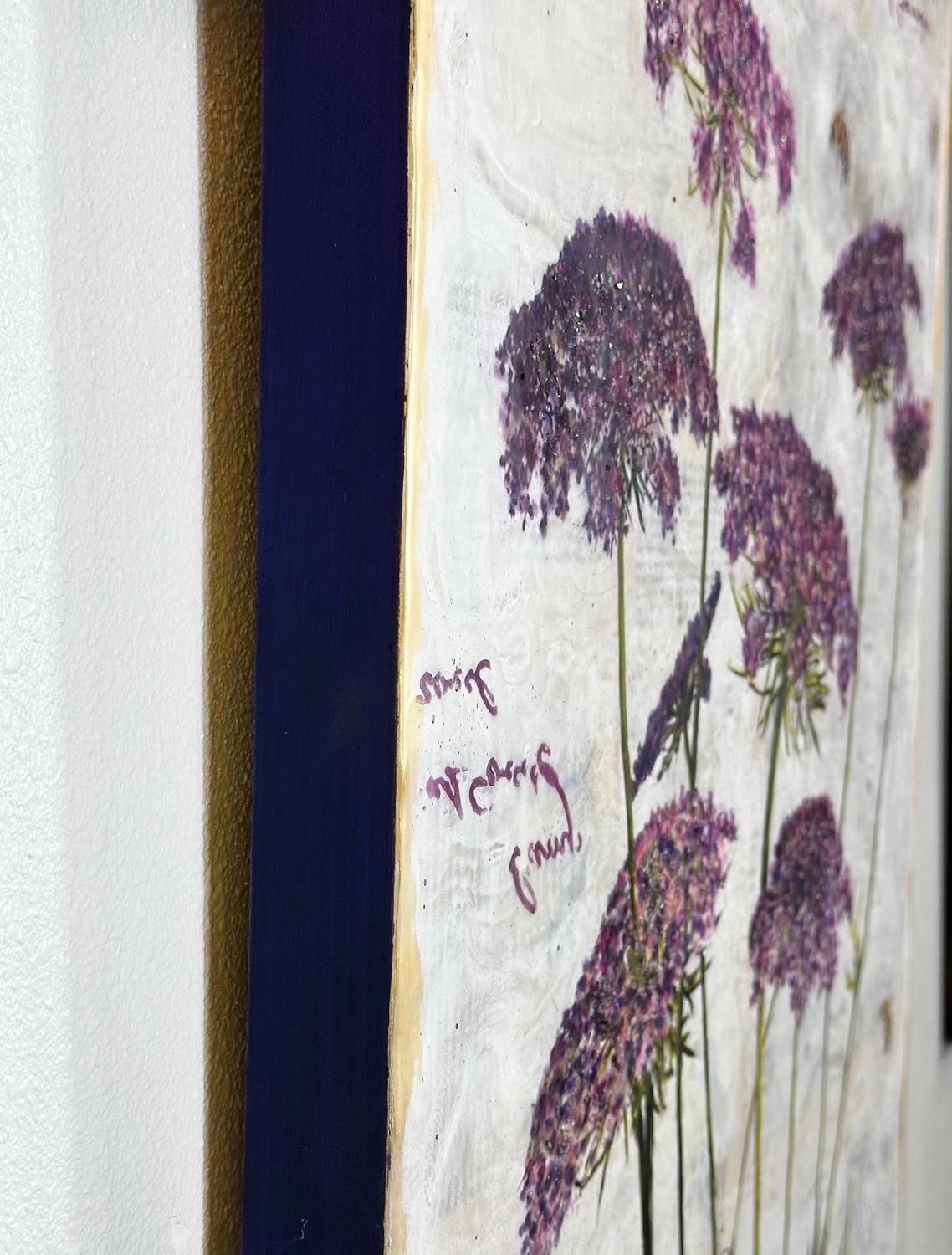 Dara Queen Anne's Lace, Pittura originale - Mixed Media Art Contemporaneo di Shannon Amidon