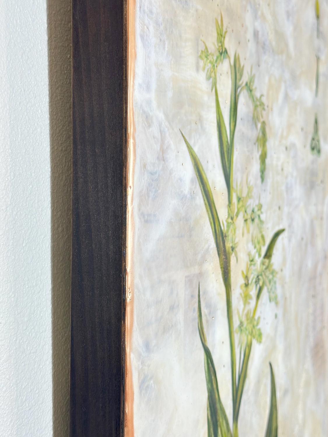 Falso elleboro, Pittura originale - Mixed Media Art Contemporaneo di Shannon Amidon