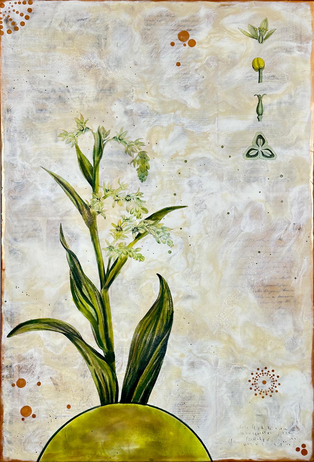 Falso elleboro, Pittura originale - Mixed Media Art di Shannon Amidon