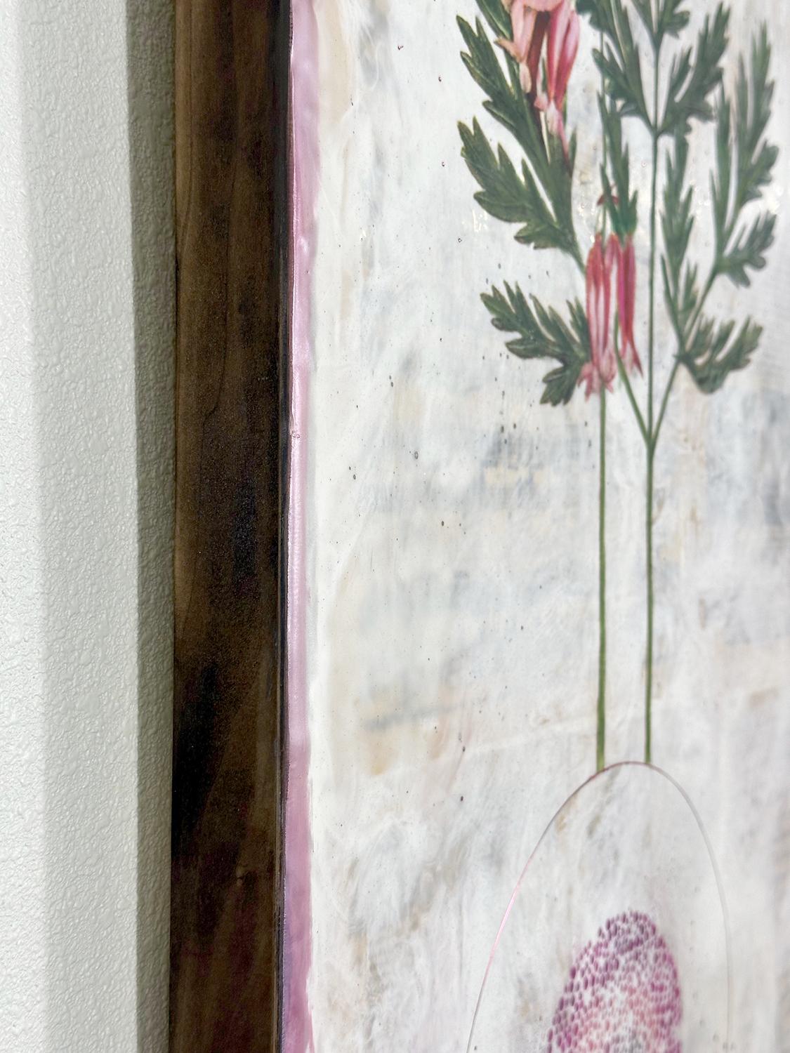Cuori sanguinanti del Pacifico, dipinto originale - Mixed Media Art Contemporaneo di Shannon Amidon