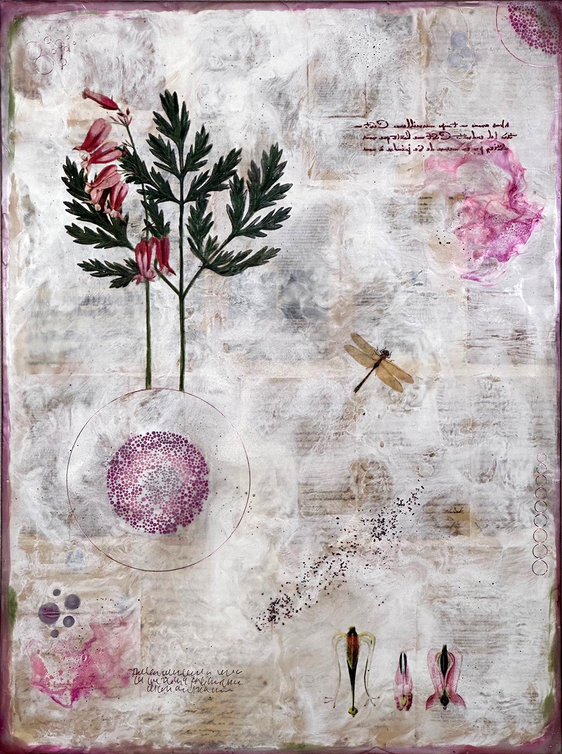 Cuori sanguinanti del Pacifico, dipinto originale - Mixed Media Art di Shannon Amidon