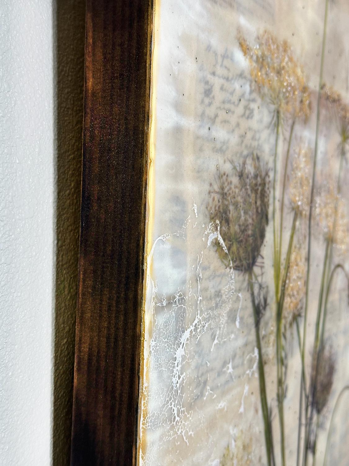 Queen Anne's Lace, Original Painting - Contemporary Mixed Media Art by Shannon Amidon