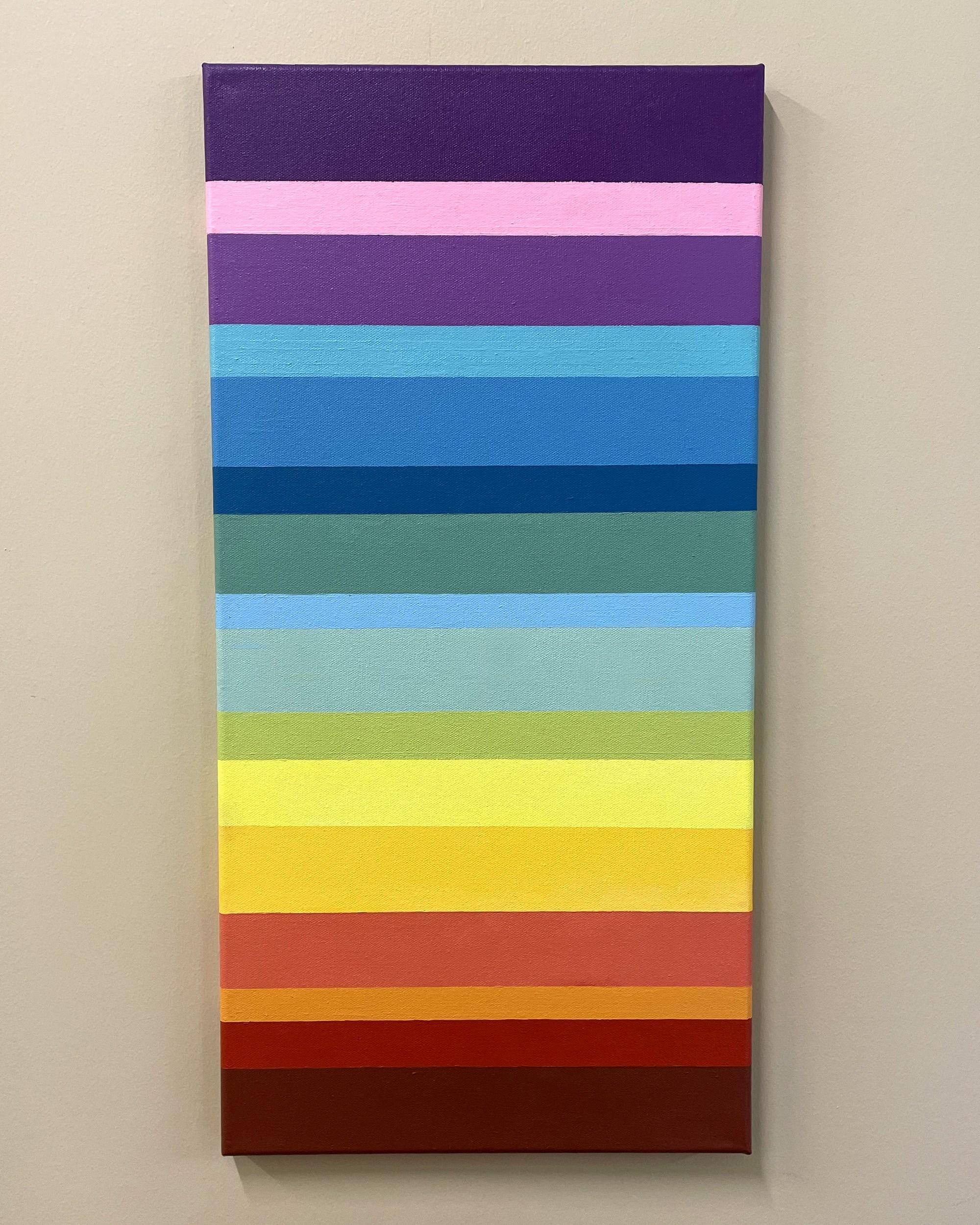 Happy (Stripes n° 2) - Painting de Shannon Brouk