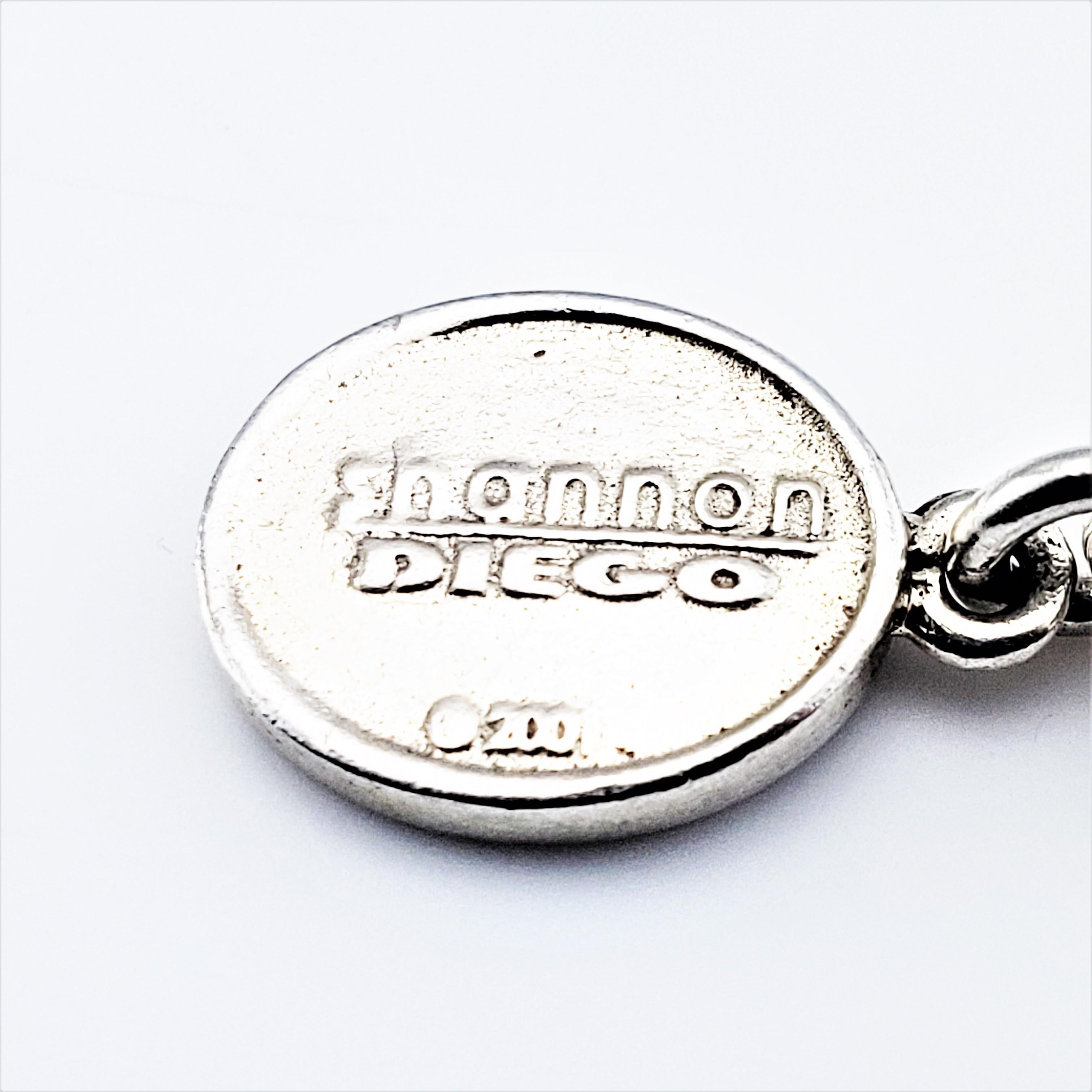 Shannon Diego 2001 Sterling Silber 14K Gelbgold & Rauchtopas Gliederhalskette Damen
