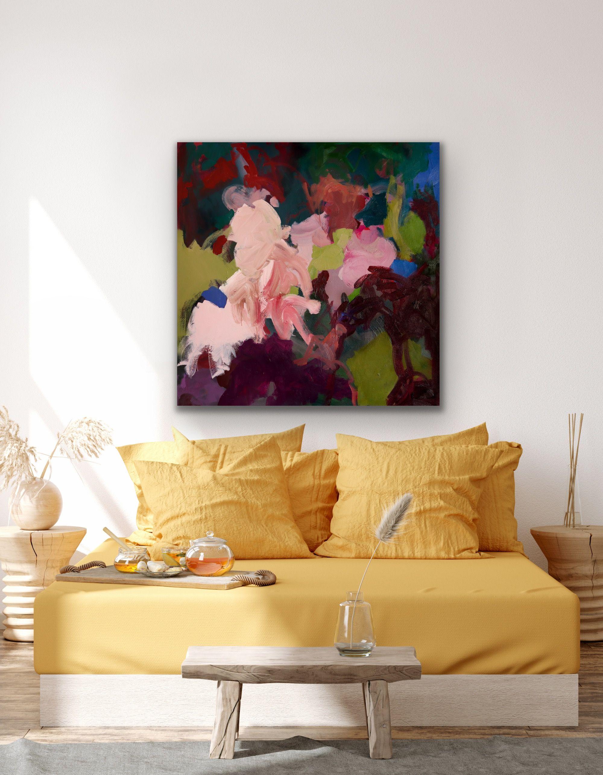 can't stop you putting roots in my dreamland, Painting, Oil on Canvas For Sale 4