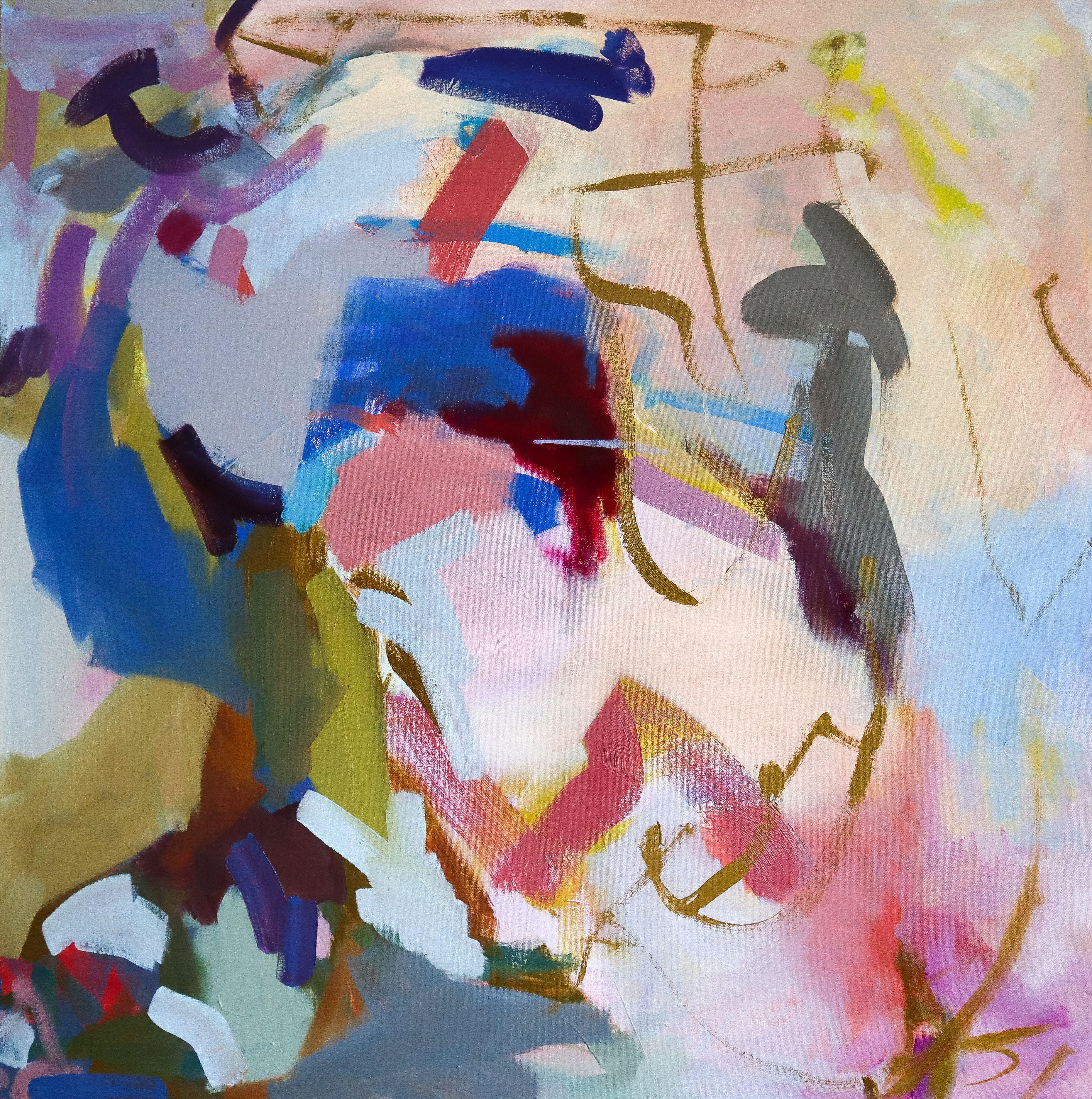 lléname de sueños que no pueda retener, Pintura, Óleo sobre lienzo - Painting de Shannon Evans
