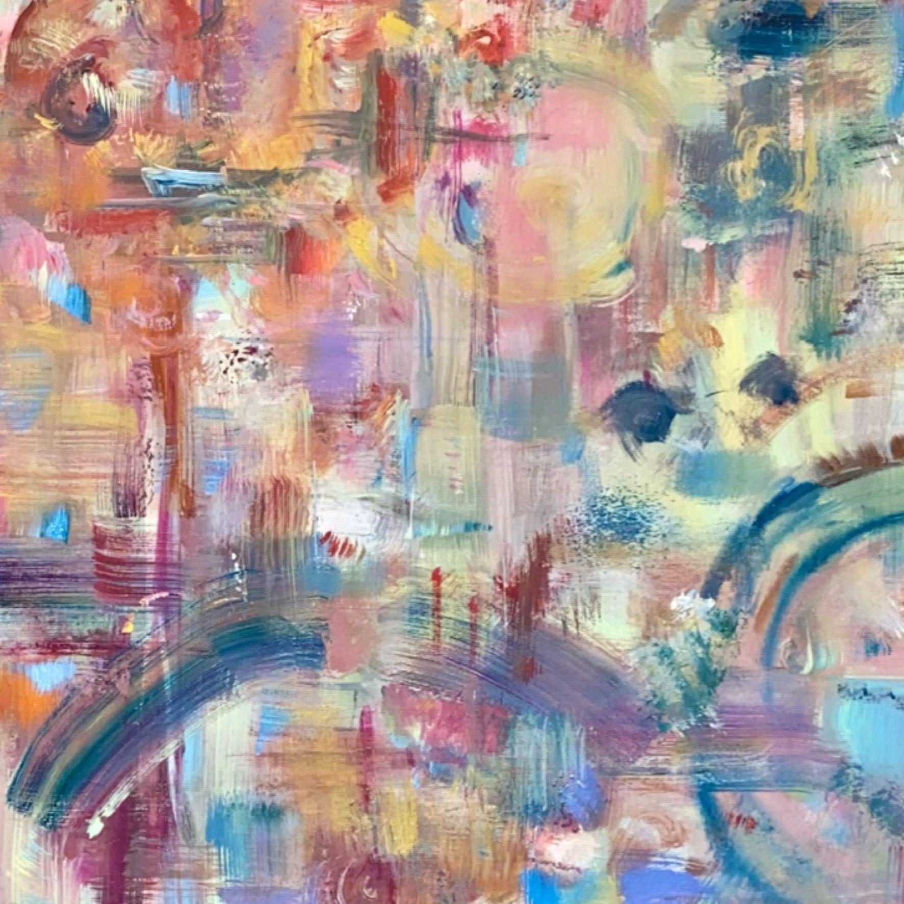 Zeichnung, Gemälde, Acryl auf Leinwand – Painting von Shannon Ewing