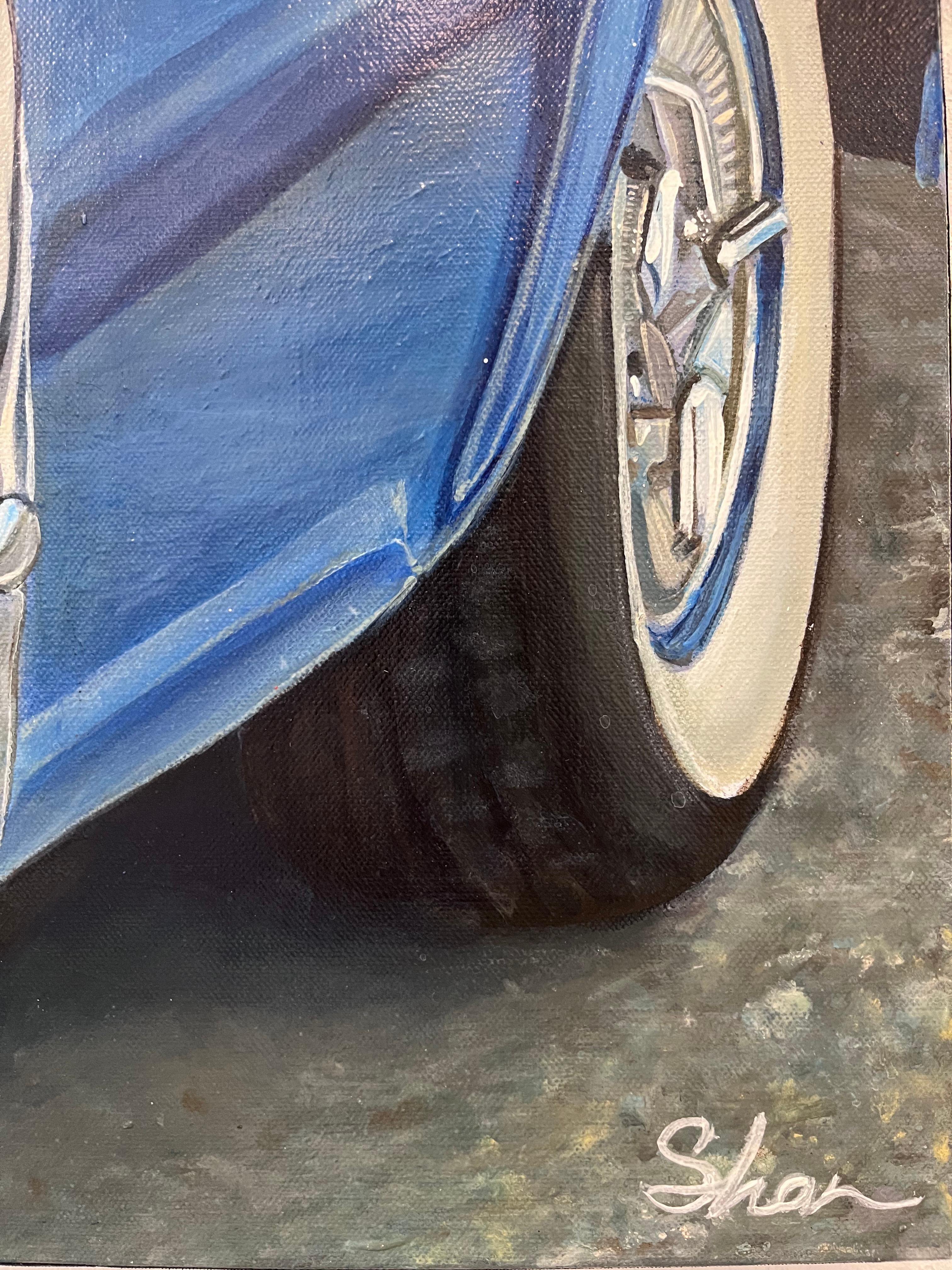 1957 Pontiac Safari Wagon - Painting by Shannon Fannin