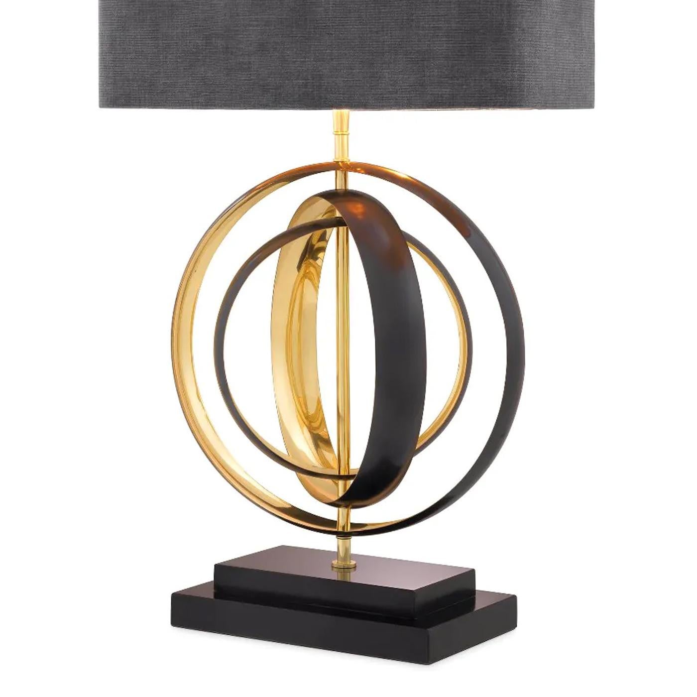 Brass Shanon Table Lamp For Sale