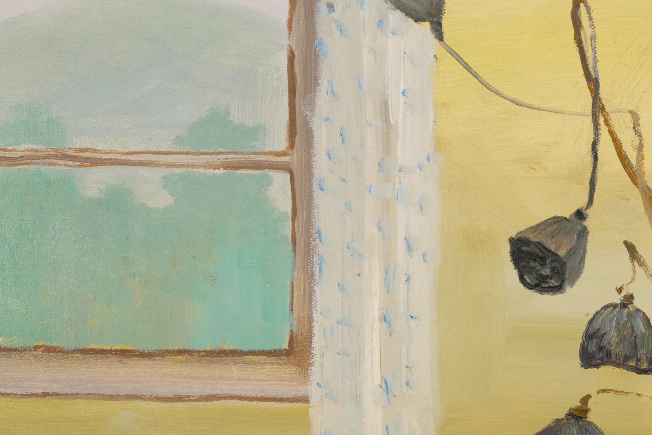 Huile impressionniste originale sur toile « Un coin de l'étude » de Shaofei Xie en vente 2