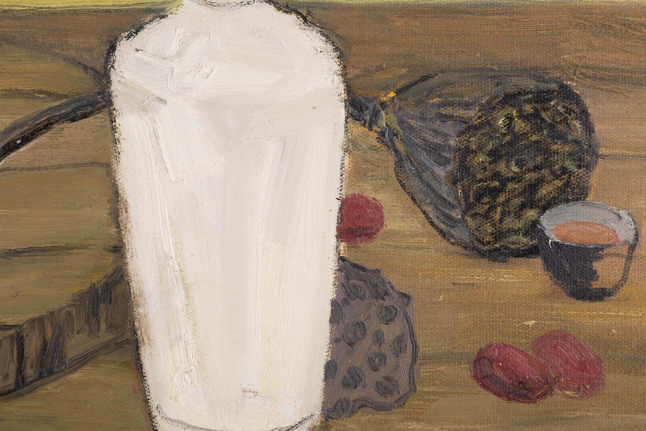 Huile impressionniste originale sur toile « Un coin de l'étude » de Shaofei Xie en vente 6