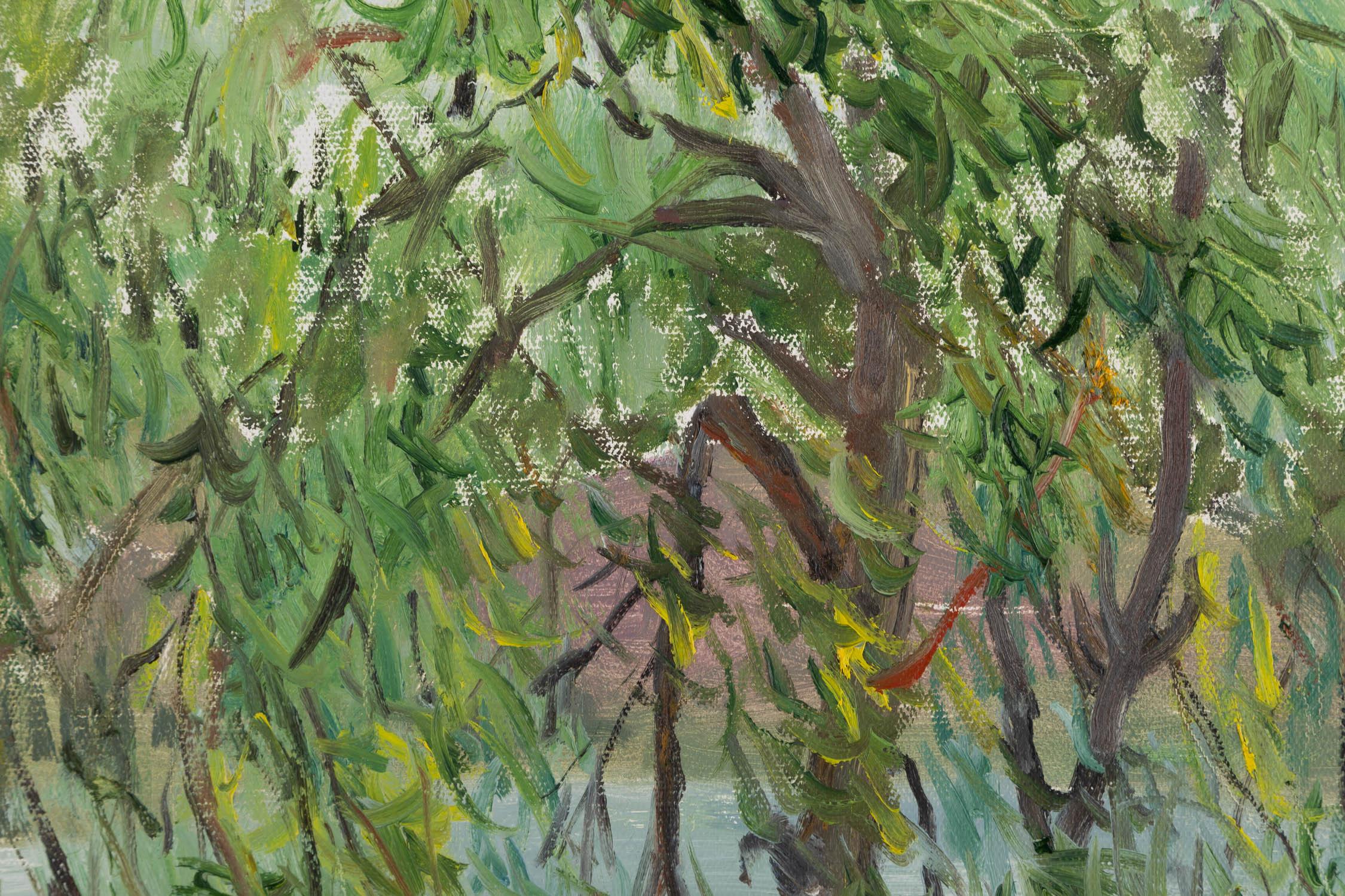 Shaofei Xie, peinture à l'huile impressionniste originale 