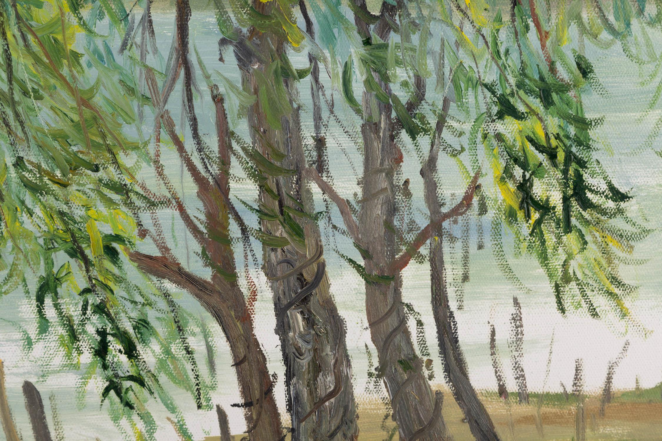 Shaofei Xie, peinture à l'huile impressionniste originale 