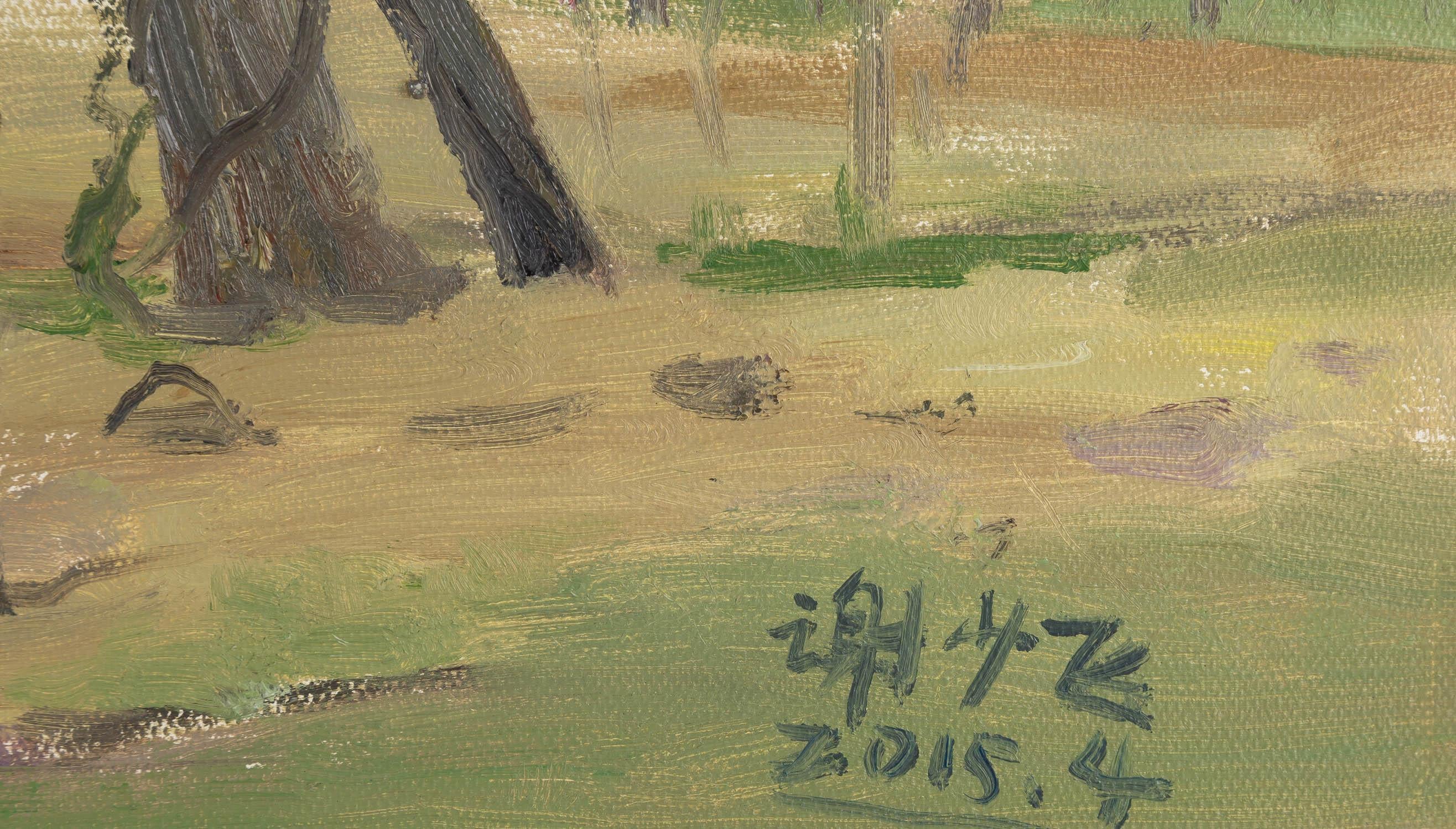 Shaofei Xie, peinture à l'huile impressionniste originale 