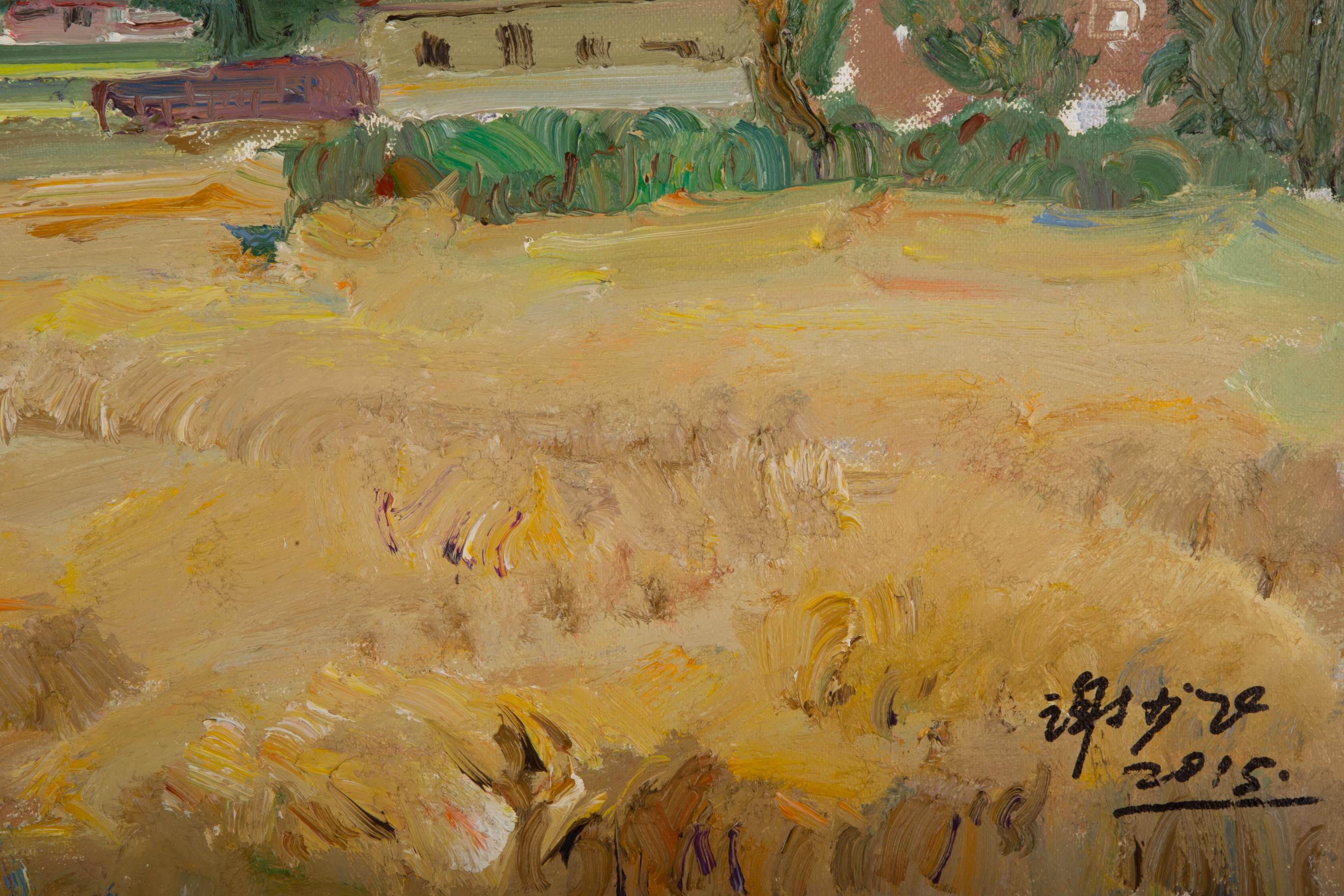 ShaoFei Xie Landscape Original Oil On Canvas 