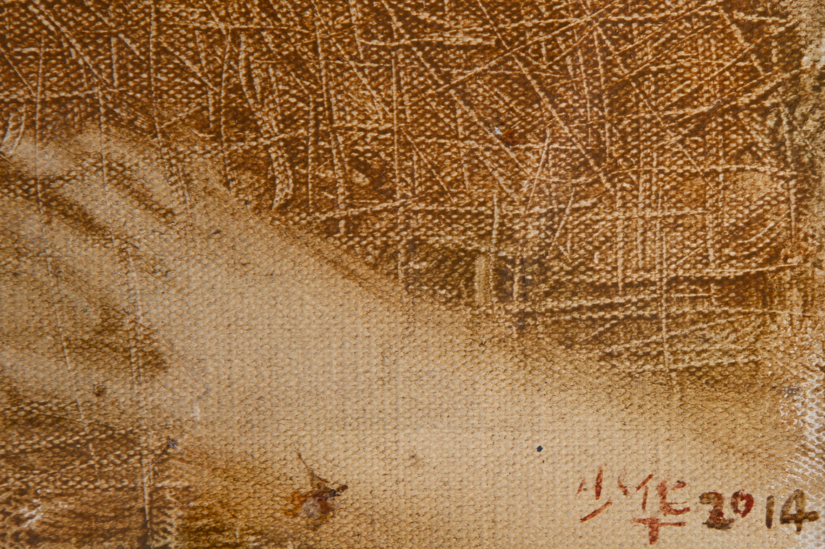 Shaohua Nong Surrealist Original Öl auf Leinwand 