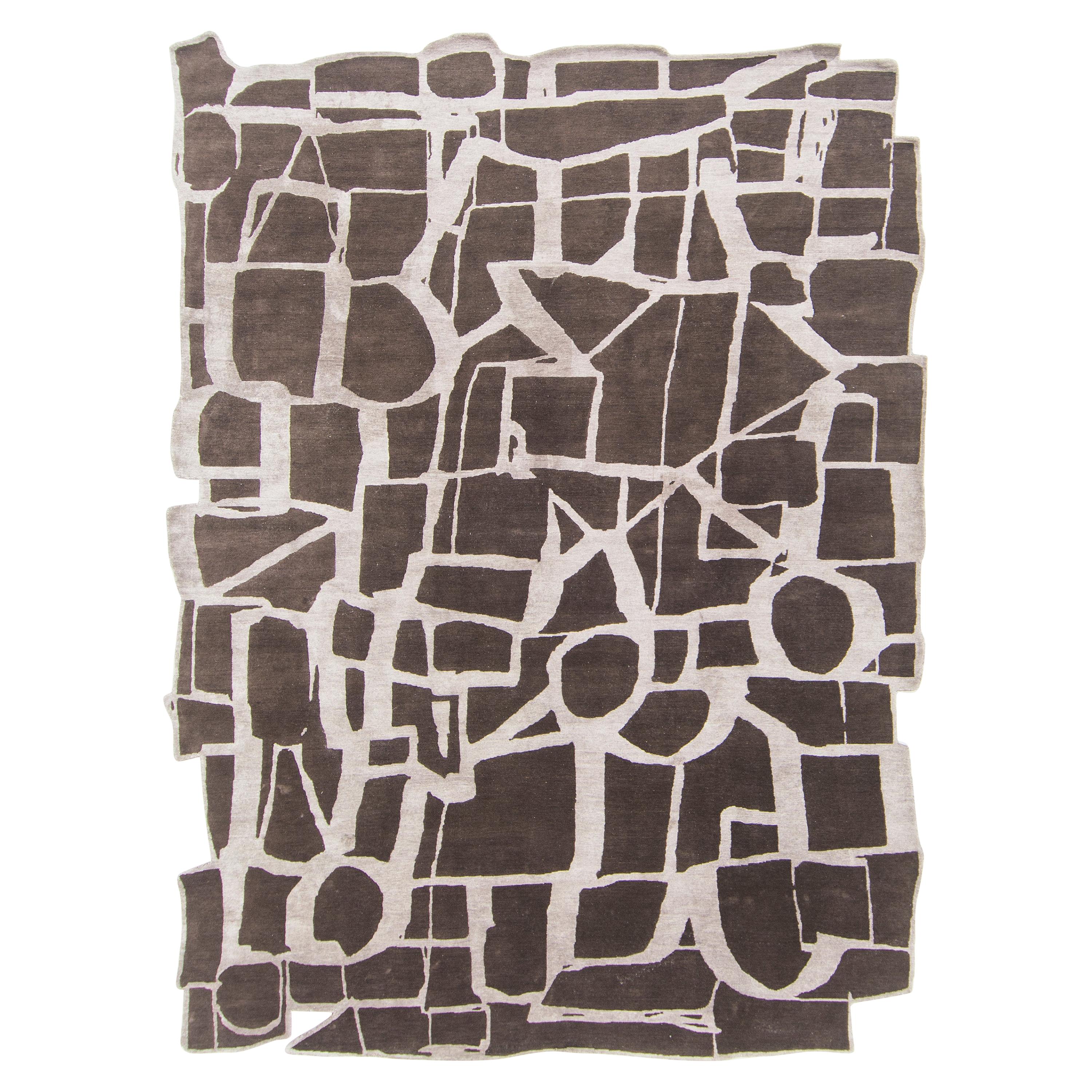 Shape Index Rug, Design Rhymes Collection by Mehraban For Sale