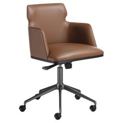Shape Leather Swivel Chair