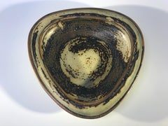 Geformte Bode Willumsen Royal Copenhagen 1965 Sung glasierte Steingutschale #20162