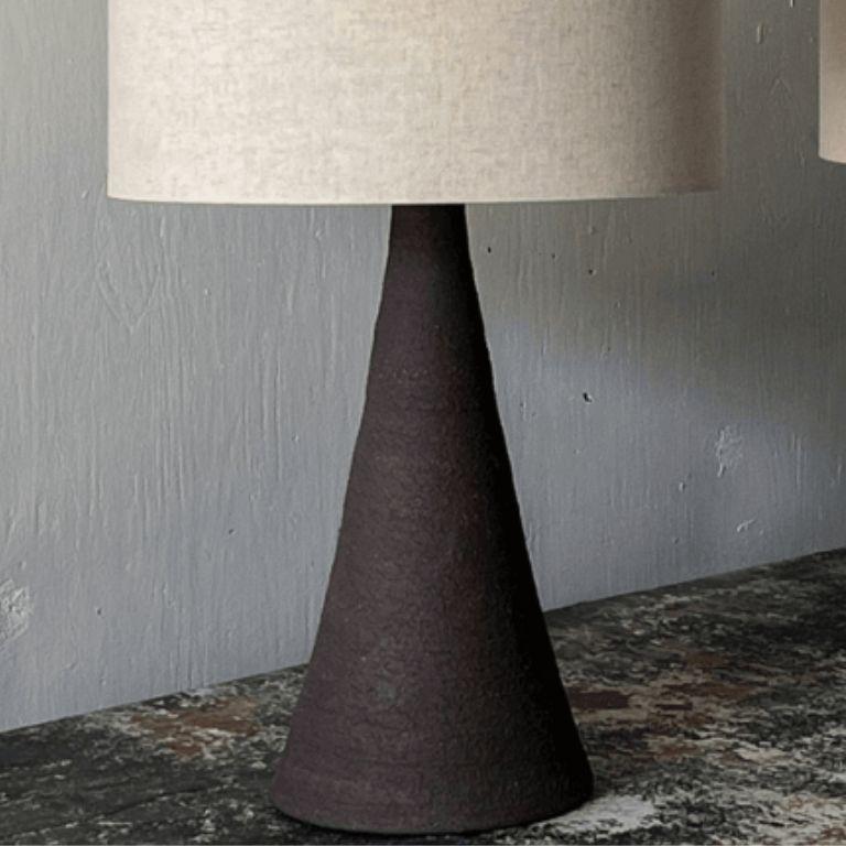 Shaped Ceramic Table Lamp No. 5 In New Condition For Sale In Los Angeles, CA
