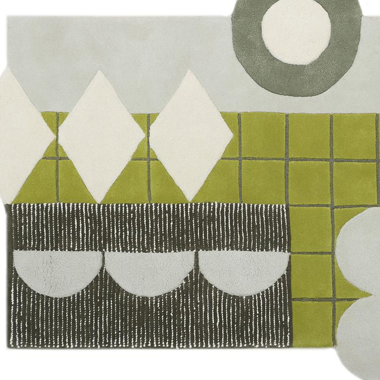 Shaped II Rug by Diego Olivero Studio In New Condition For Sale In Brooklyn, NY