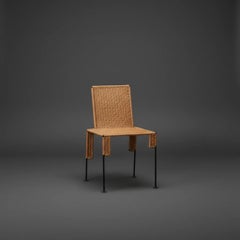 Shaped Oddity Rectangle Chair - Sculptural Wicker Seating