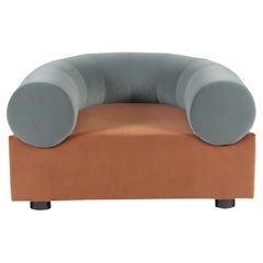 "Shaped" Two Tone Upholstered Club Chair Designed by Maximilian Eicke for Max ID