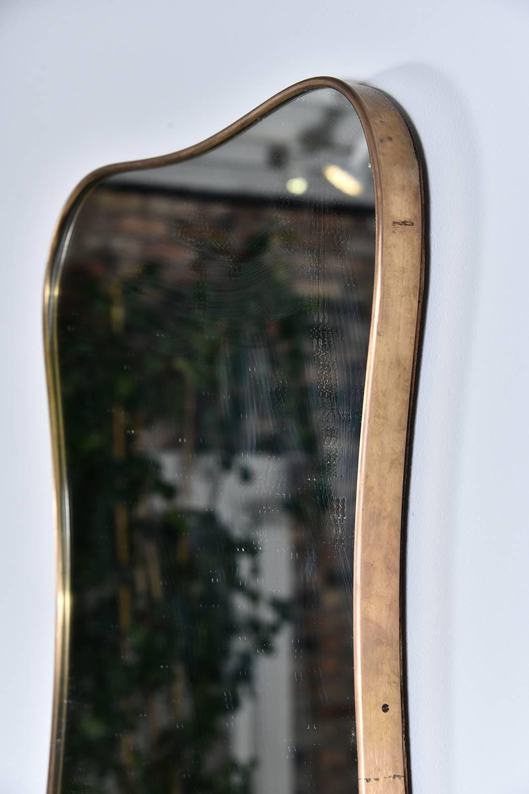Shapely Vintage Italian Mirror 3