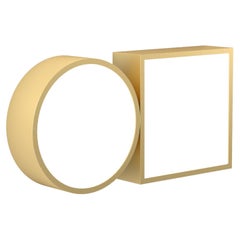 Shapes Quadratische Wandleuchte aus Messing von Atelier Areti