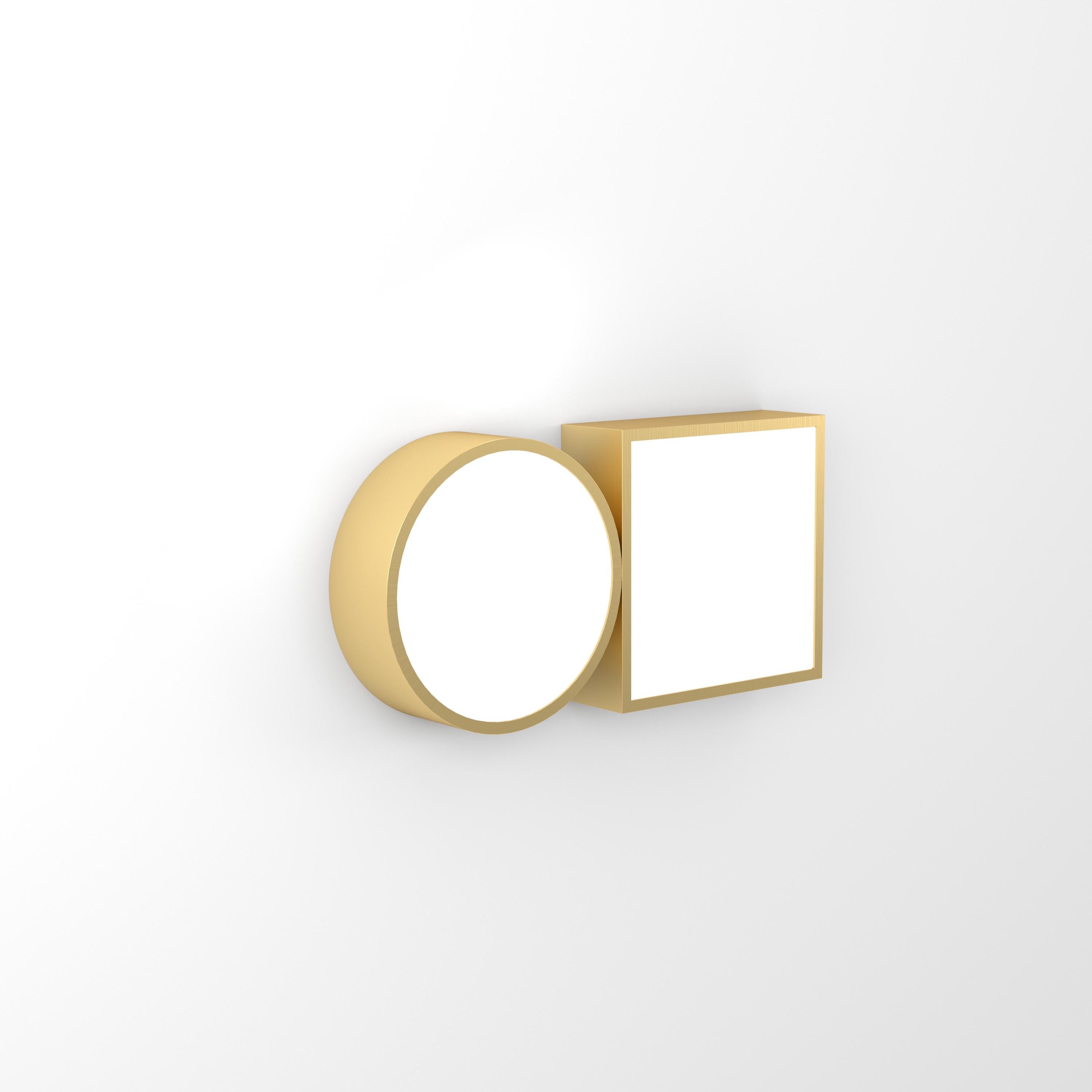 Applique Shapes Square in nichel di Atelier A Light in vendita 2