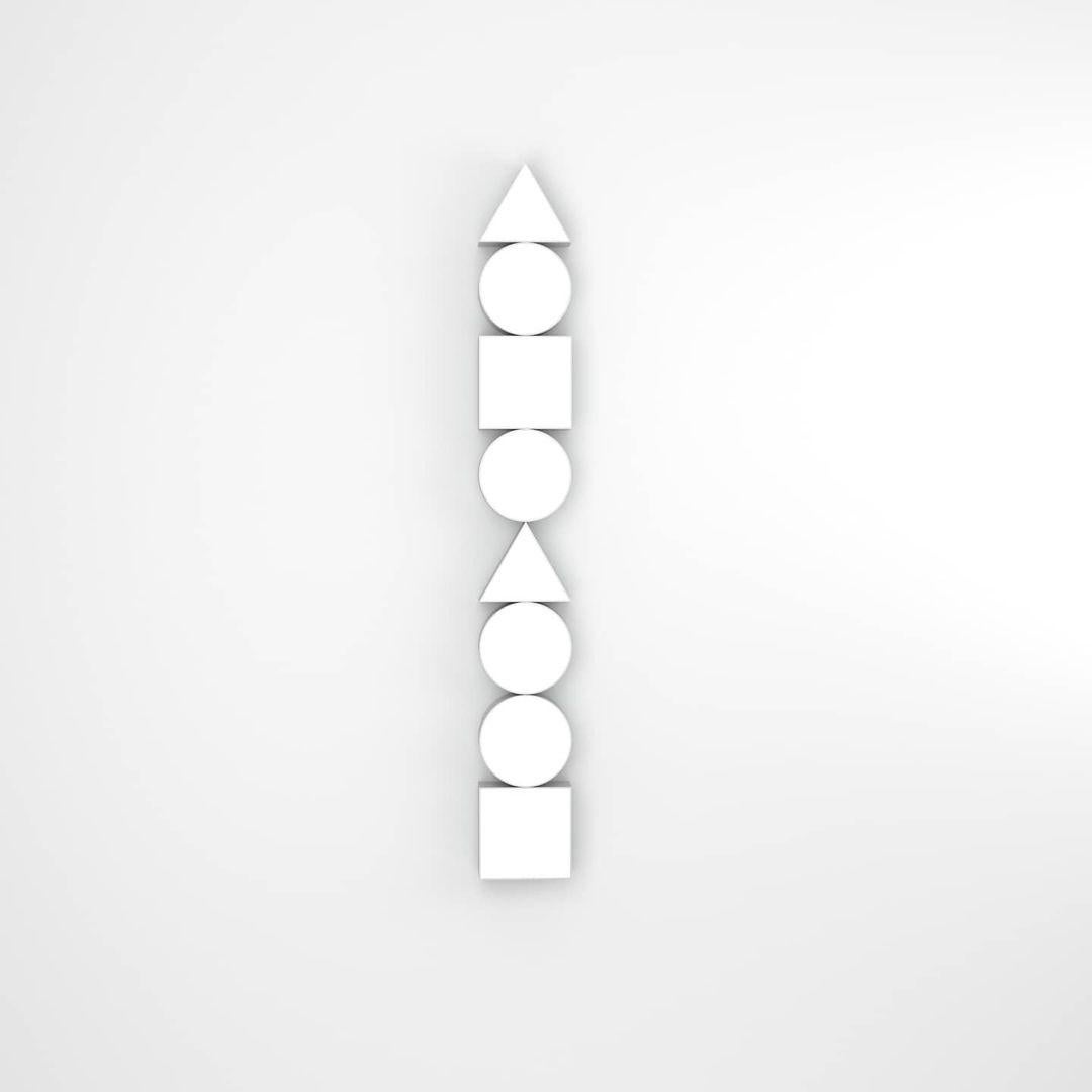 Applique Shapes Triangle in ottone di Atelier A Light in vendita 3