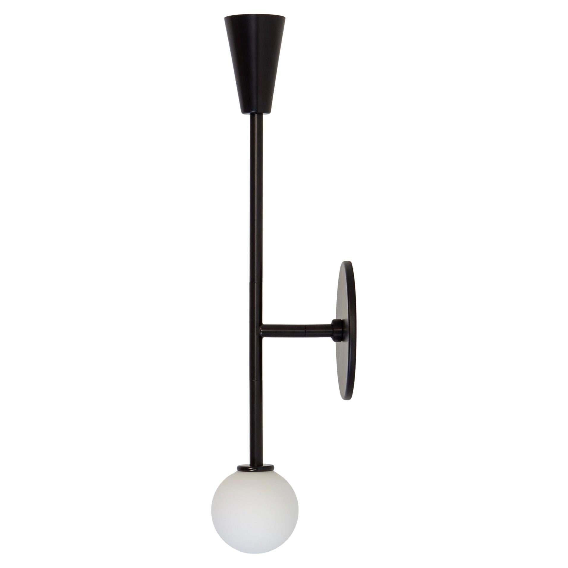 Scontrino per vanità Shapes, grande, di Research.Lighting, nero, vetro, su ordinazione in vendita