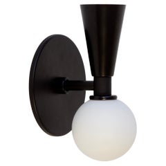 Shapes Wall Sconce by Research.Lighting, Black, In Stock