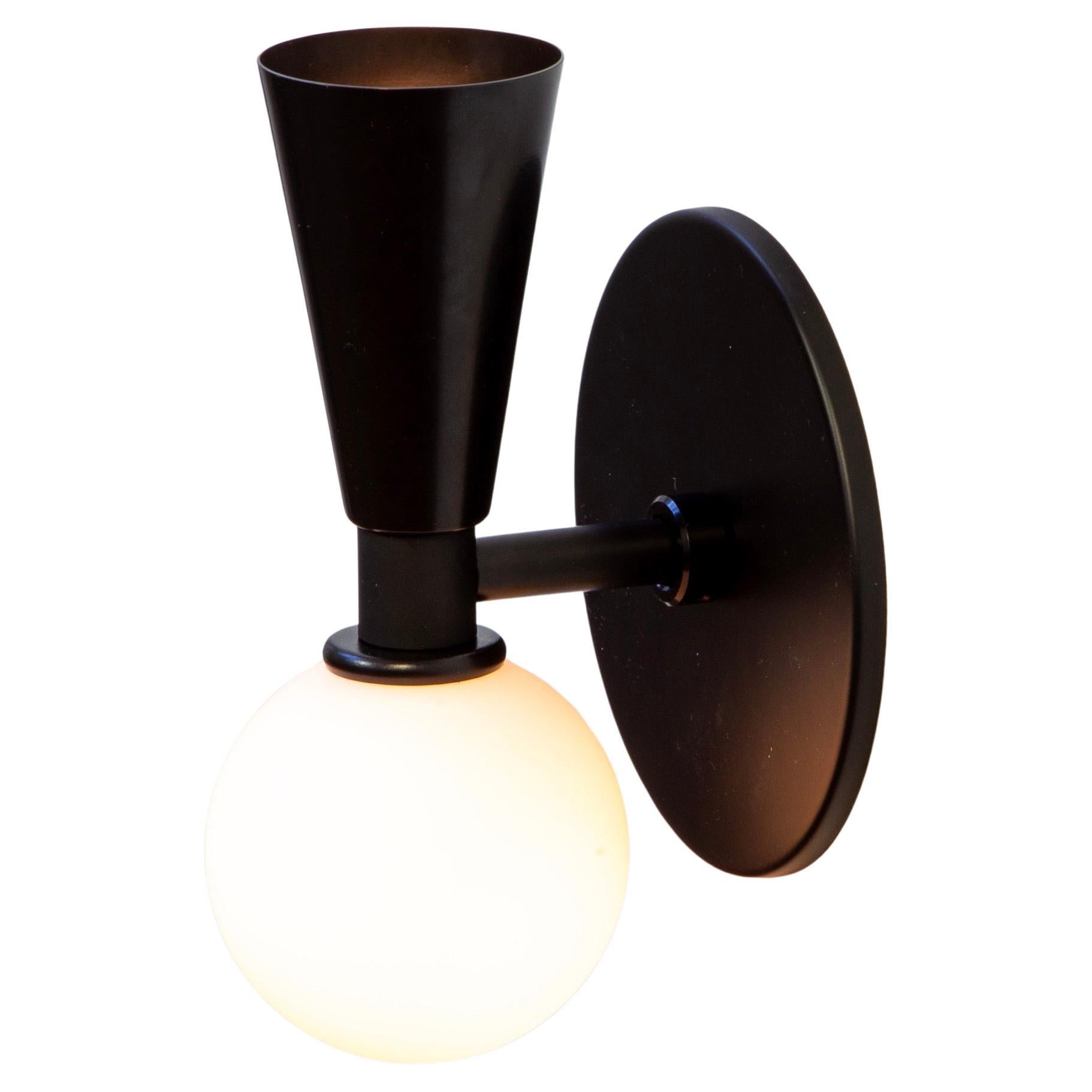 Shapes Wall Sconce by Research.Lighting, Black, Made to Order
