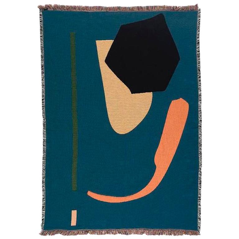Shapes Woven Throw by Studio Herron For Sale