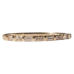 Shaping Paths Eternity Ring in 14K Gold & Diamonds by Anastassia Sel Jewelry