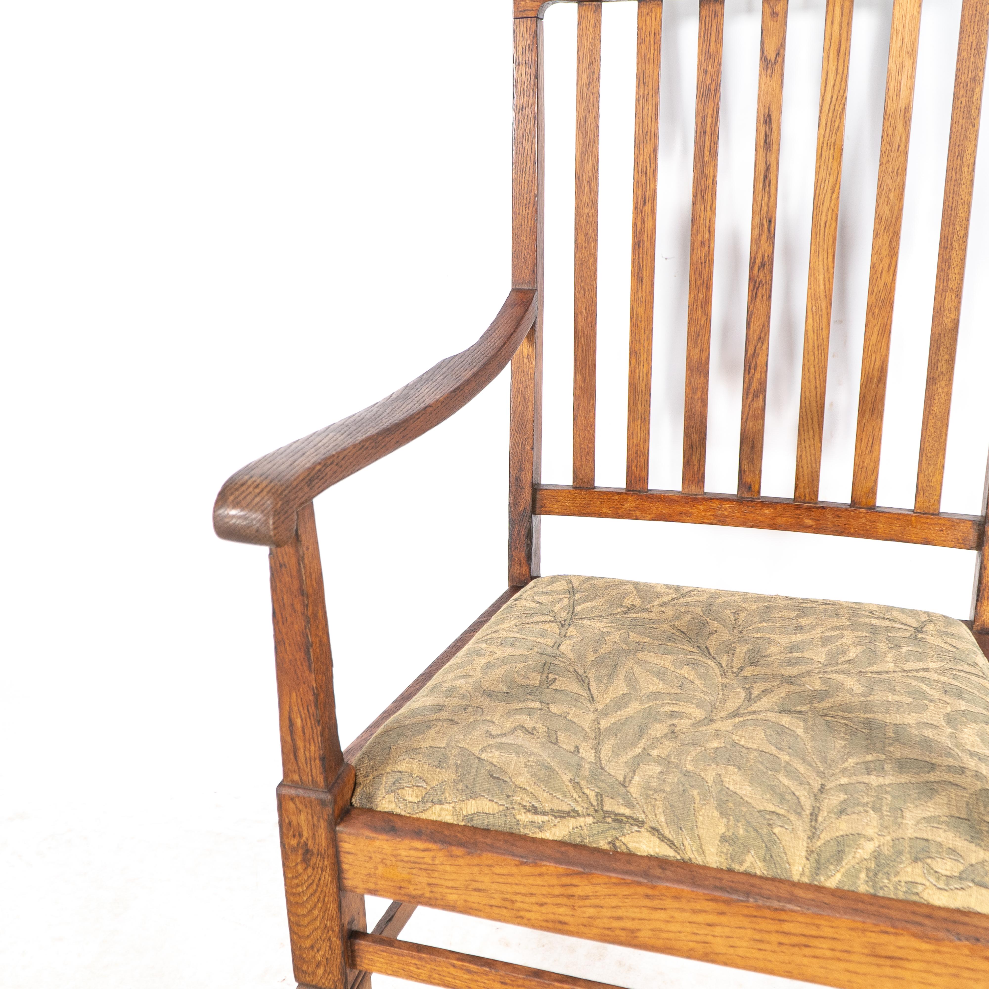 Shapland & Petter. Una coppia di poltrone Arts and Crafts in Oak in vendita 7