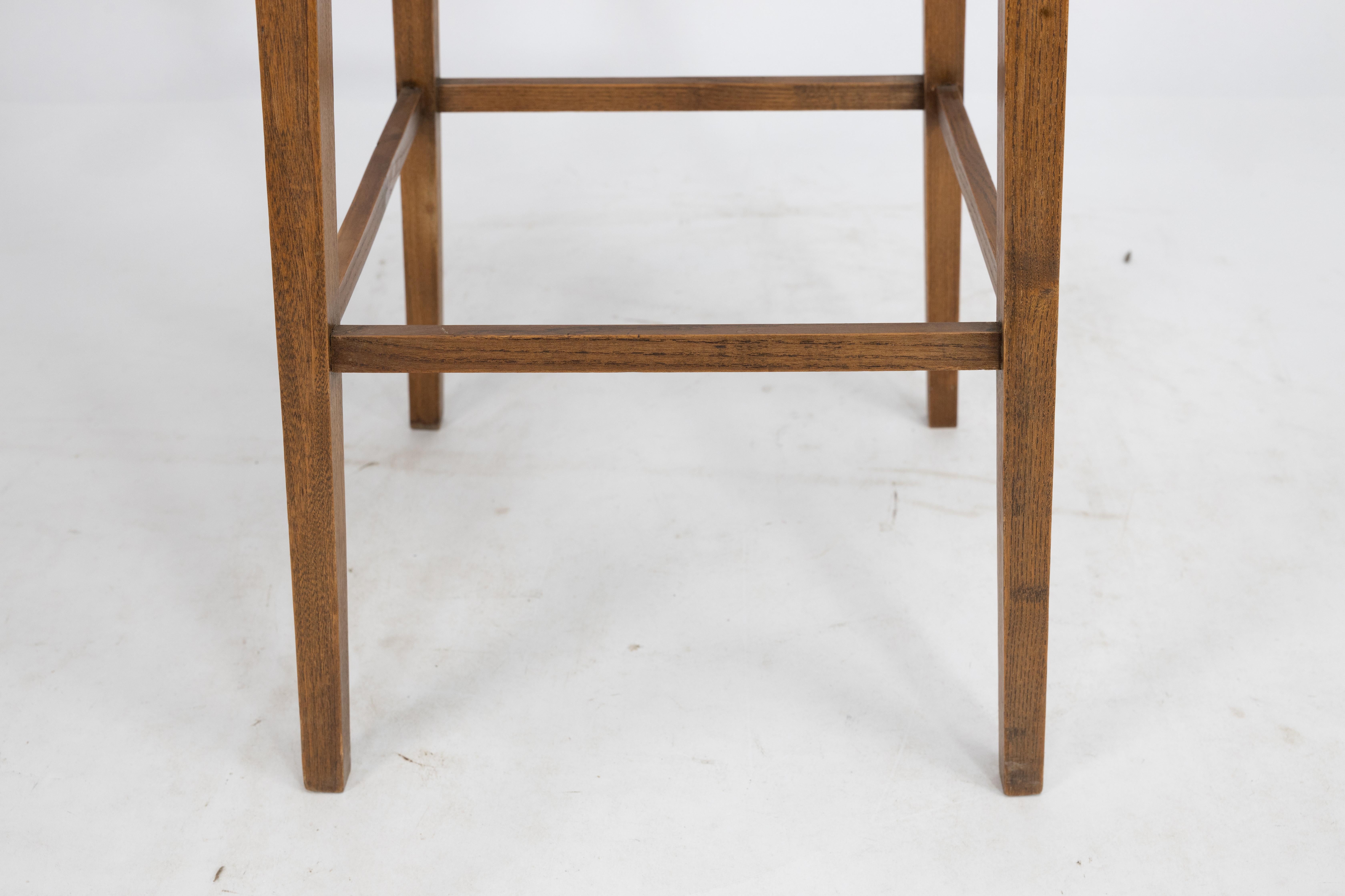 Shapland & Petter A small Arts & Crafts Ash side table with square tapering legs For Sale 8
