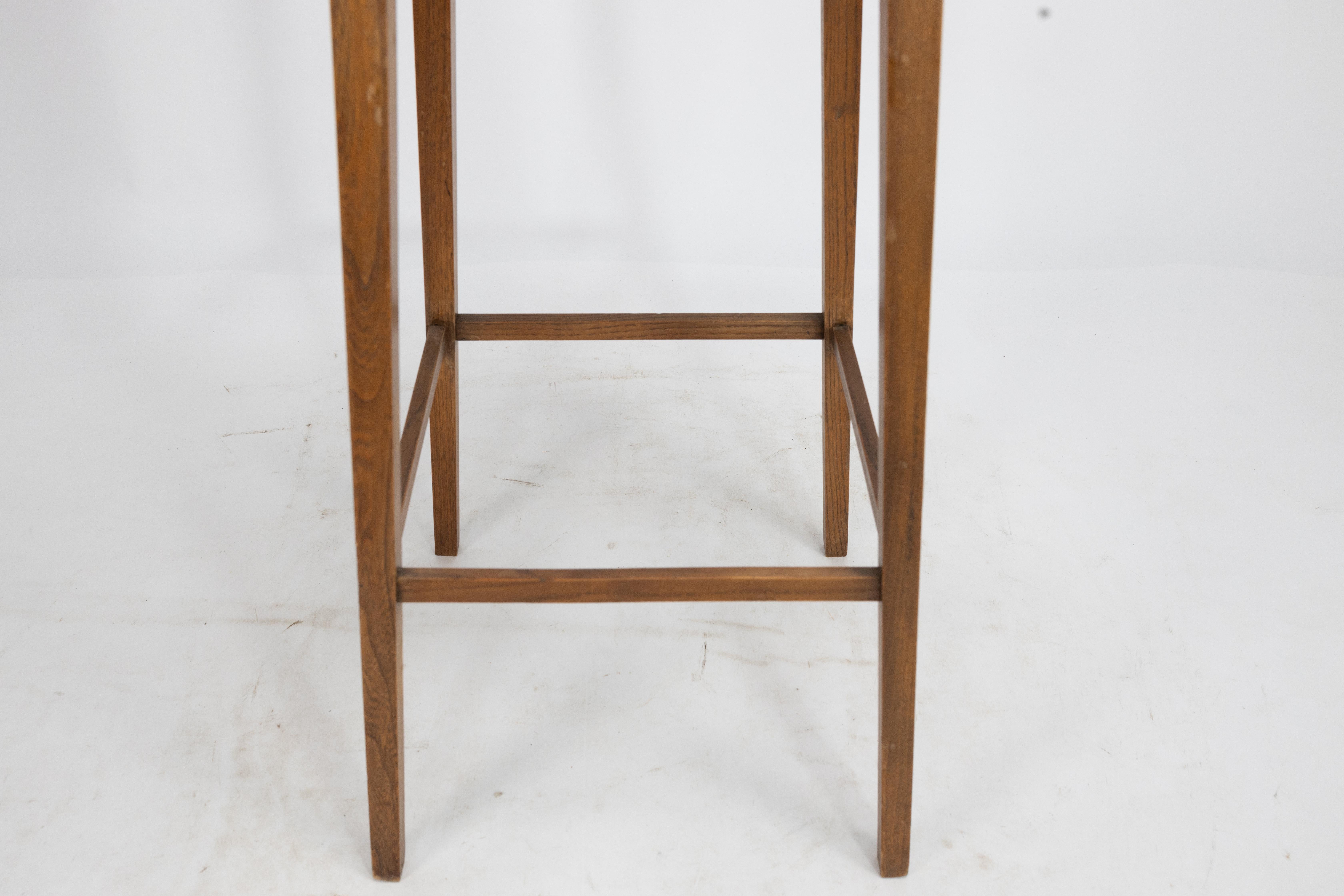 Shapland & Petter A small Arts & Crafts Ash side table with square tapering legs For Sale 9