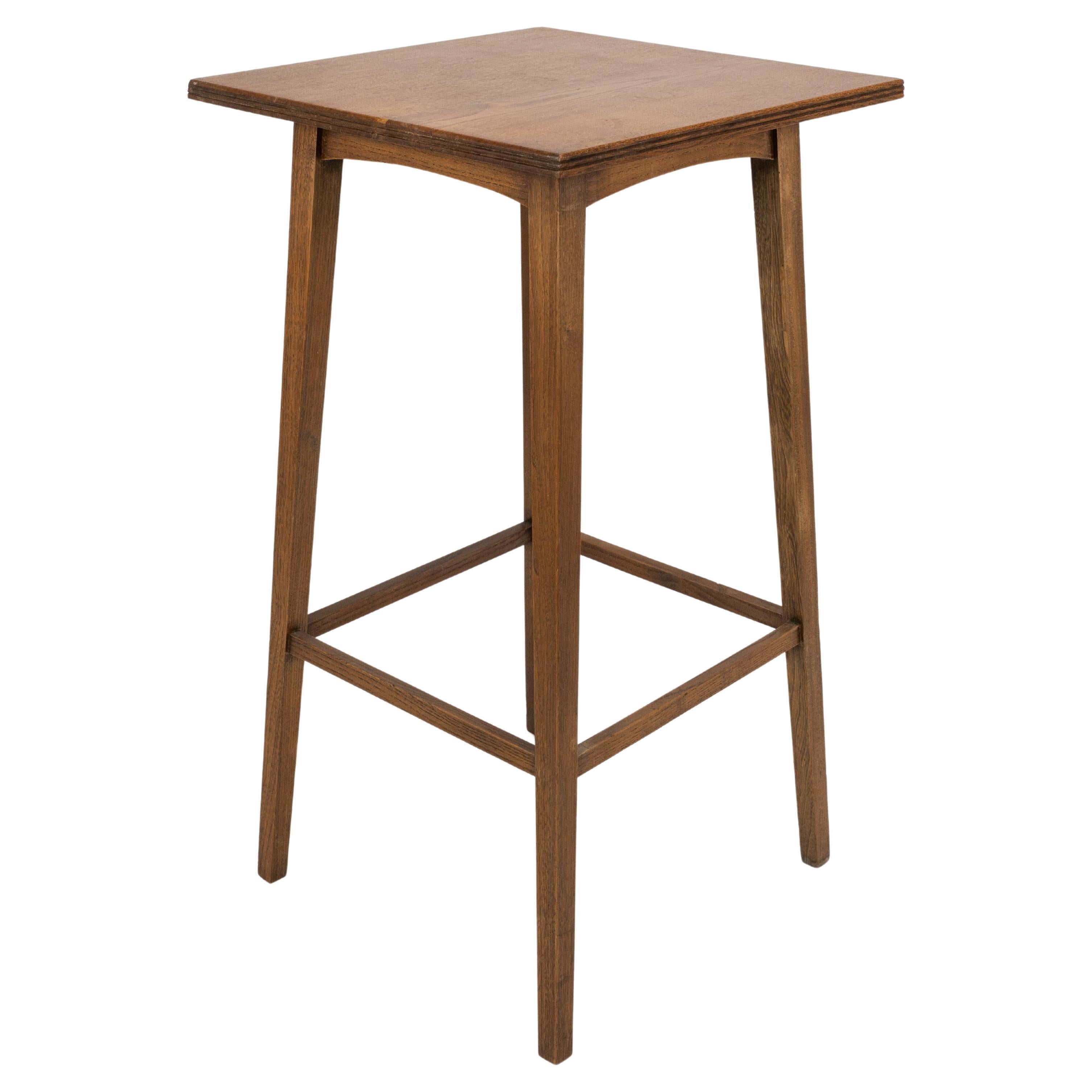 Shapland & Petter A small Arts & Crafts Ash side table with square tapering legs For Sale