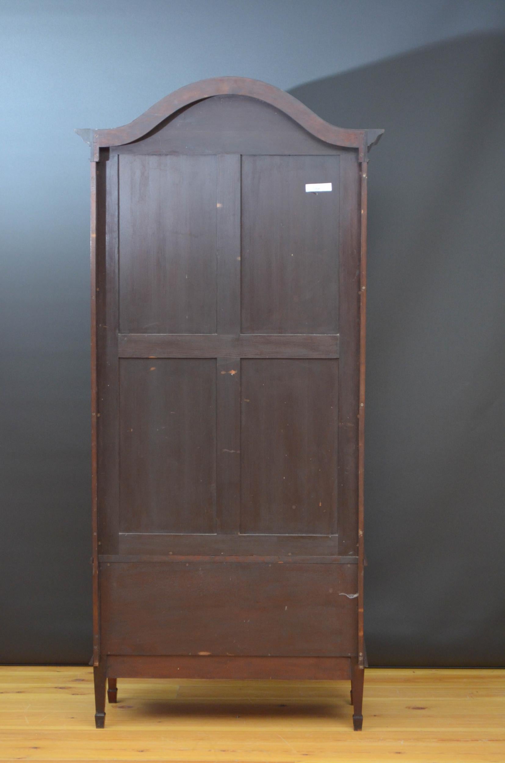 Shapland and Petter Edwardian Display Cabinet For Sale 11