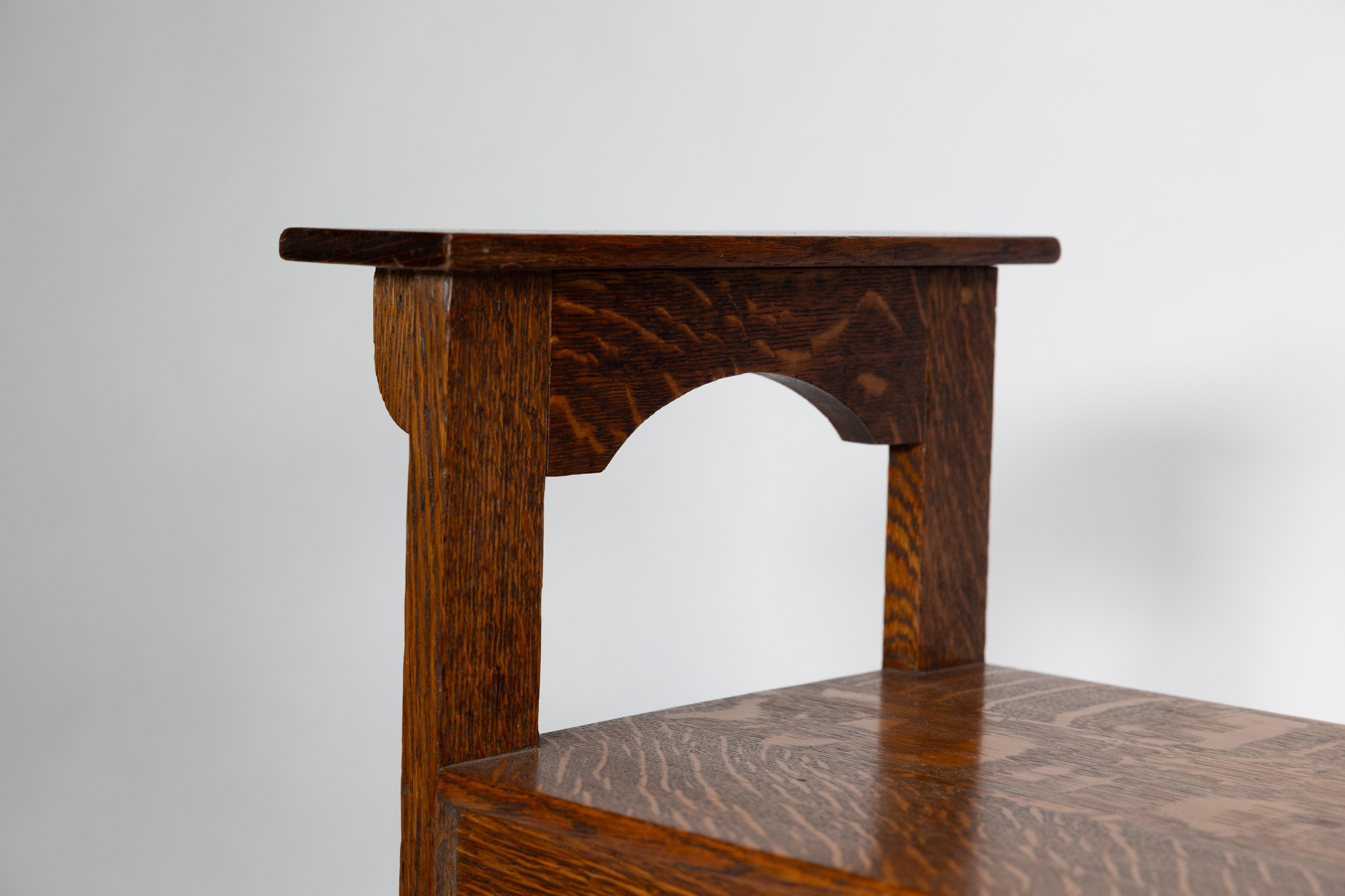 Shapland & Petter, Ein guter Arts & Craft Doppelklavierhocker oder Fensterbank aus Eiche im Angebot 6