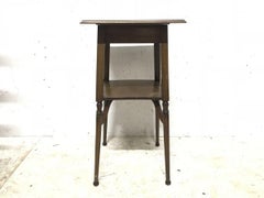 Shapland & Petter an Arts & Crafts Green Tile Top Plant Stand or Side Table