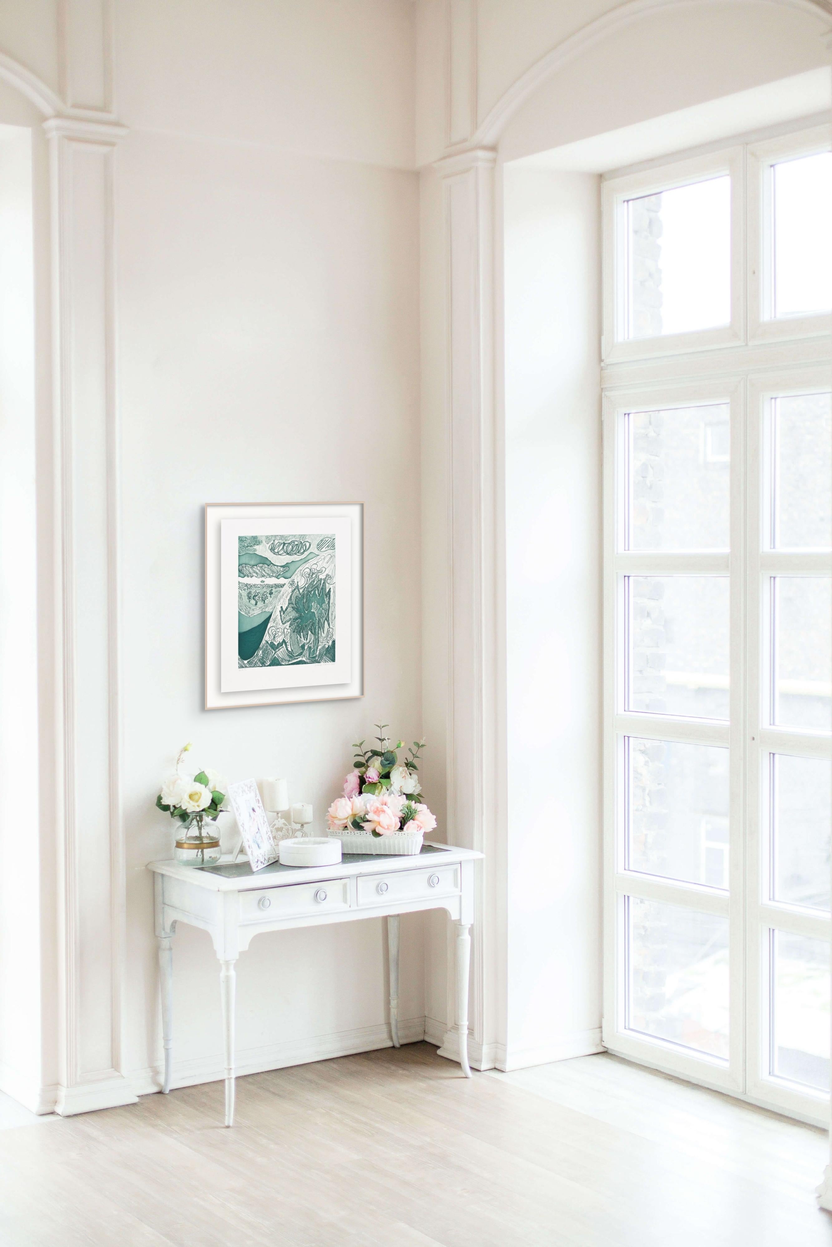 Un avenir Unknown - Contemporain Print par Shara Hughes