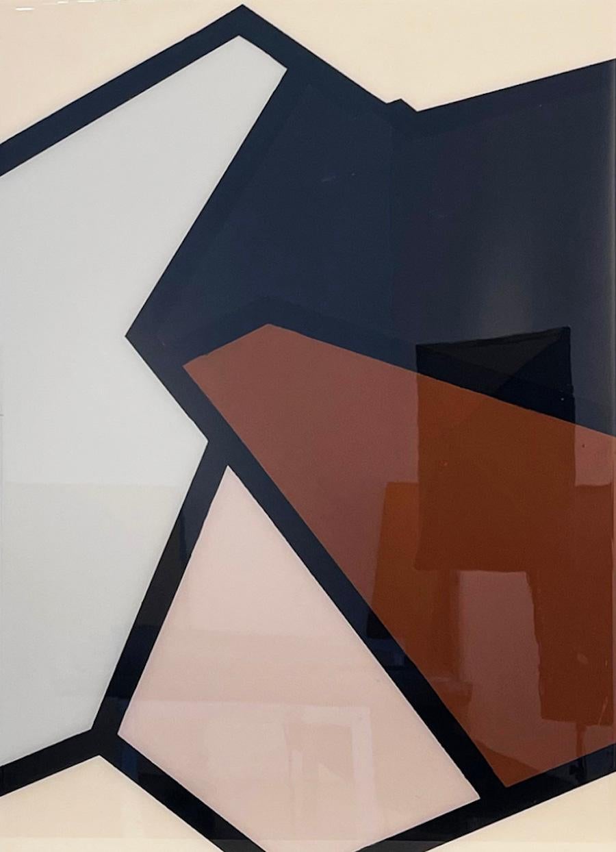 Shard Cabinet No. 1 by Morgan Clayhall – Hand-Painted Abstract Artwork In New Condition For Sale In Toronto, CA