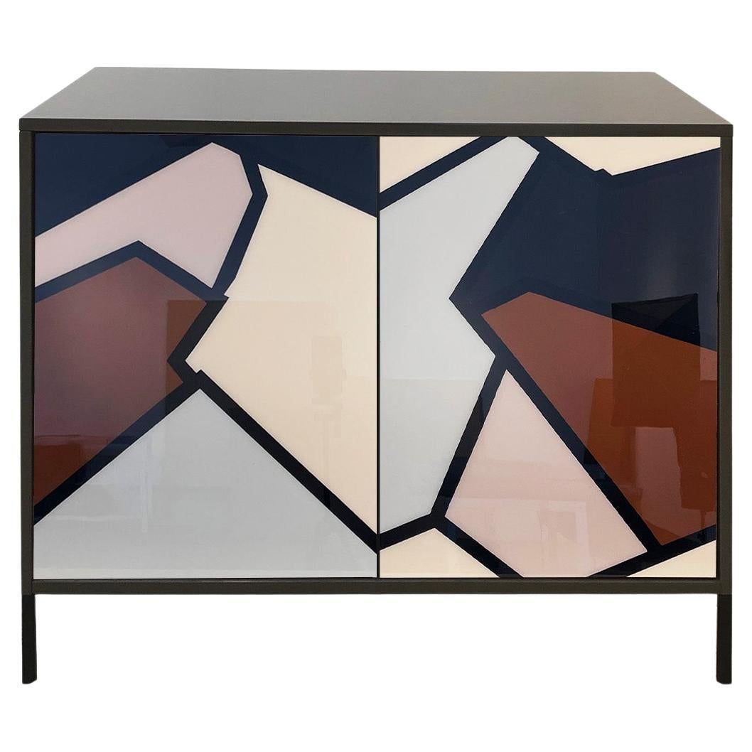 Shard Cabinet No. 1 by Morgan Clayhall – Hand-Painted Abstract Artwork